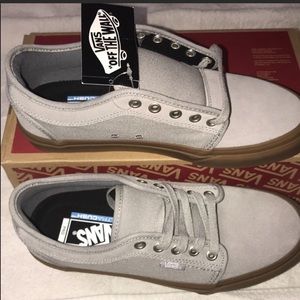 💟VANS CHUKKA DRIZZLE NEW LOW TOP LACE UP GRAY NEW